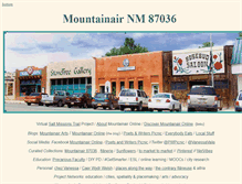 Tablet Screenshot of mountainair-online.net